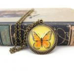 Butterfly Necklace, Butterfly Jewelry, Art..