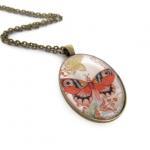 Butterfly Necklace, Butterfly Jewelry, Nature..